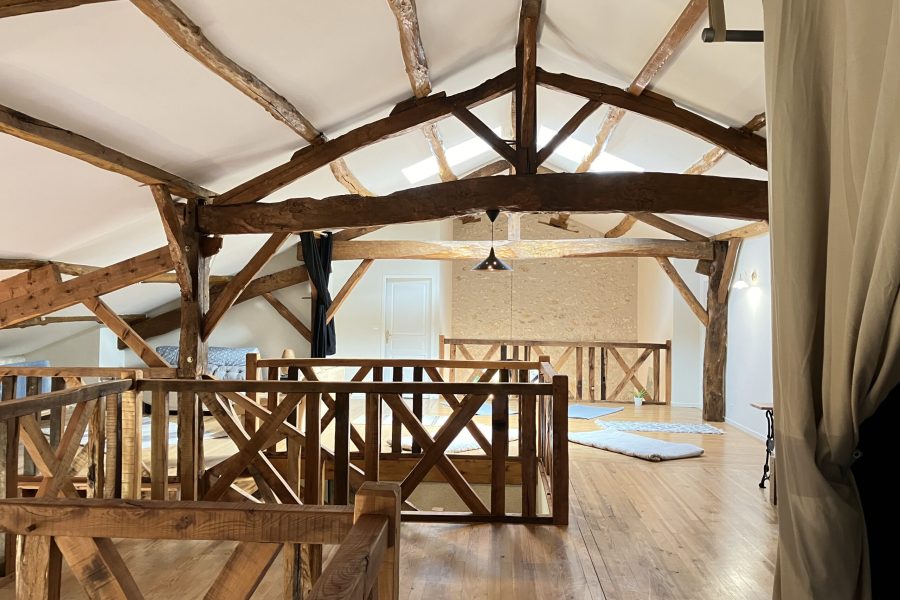 grand espace à l'étage